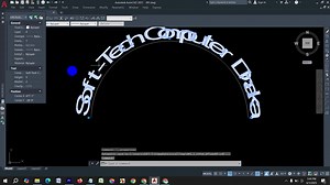 How to create Arc text in AutoCAD | Engr Momin Ahmed