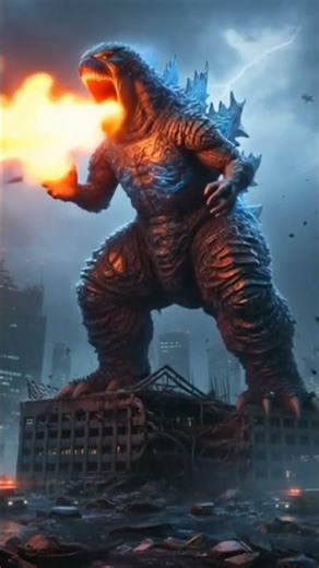 Godzilla is on fire mode 💀💀💀💀💀💀👻👻👻👻#godzilla#kingkongvsgodzillaanimation #viralanimation #warnerbros