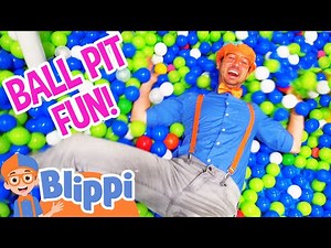 Best Blippi BALL PIT Moments! | Indoor Playground | Colors & Toys | Fun Educational Videos for Kids
