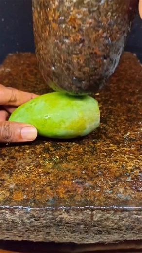 Spicy Mango Pickle ASMR 🌶️🥭 #pickle #shorts