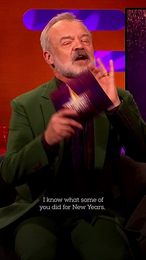 Jamie Dornan New Year's Celebration on Graham Norton Show