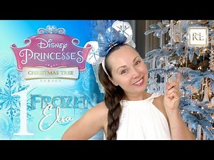 2025 CHRISTMAS TREE SERIES | Elsa Frozen-Inspired Tree ❄️ Disney Princess Christmas Tree Designs
