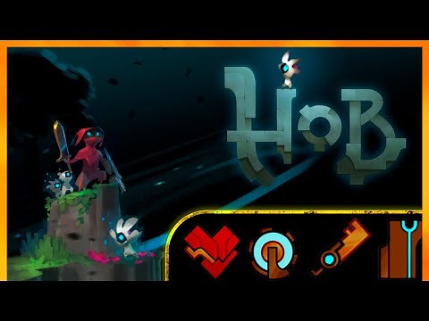 Hob Full Game Walkthrough with collecting all florals cores butterflies and archives [All Endings]