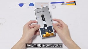 for Umidigi Bison X10 LCD Digitizer Repair Kits for Umidigi Bison X10 Pro Replacement Screen for Bison X10/X10 Pro Touch Screen Display Assembly Replacement Black 6.53"