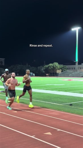 Track workouts for speed work are a must. Rinse and repeat 🔁 #running #runner #runtok #run #miami