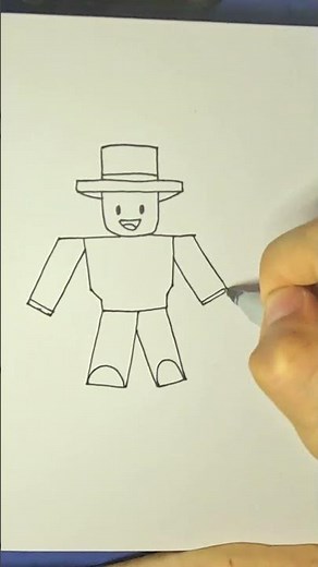 Drawing Sammy from Roblox 🎨🔥 | Easy Art Tutorial #shorts