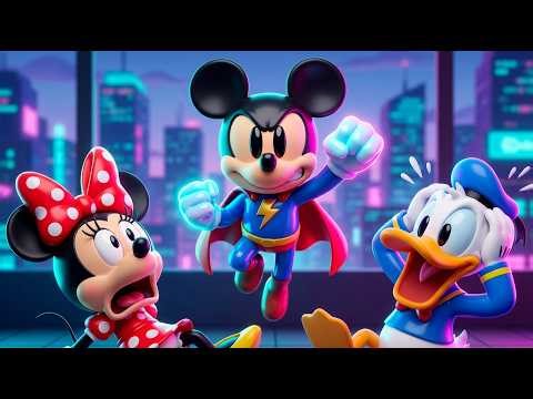 OMG! Mickey Mouse Turned into a SUPERHERO! ⚡ (Epic Battle) to Save Minnie | Funny Animation