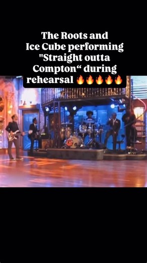 The Source | Ice Cube & The Roots performing “Straight Outta Compton” during a break on The Tonight Show with Jimmy Fallon. The energy this song still... | Instagram