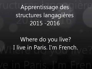 Anglais : where do you live? - Le blog de la classe CM1-CM2 de l'école Notre Dame de Campénéac