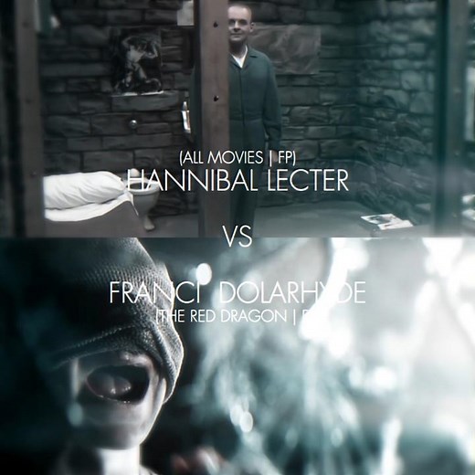 Hannibal Lecter vs Francis Dolarhyde | Movie versions #edit #vseditz #vsedit #horror #vseditroom