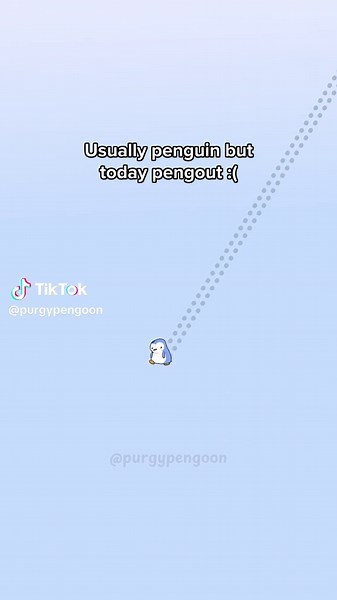 😔 follow me @purgypengoon for more funny content! #cartoon #funny #comedy #animation #purgypengoon #pudgypenguins #cute