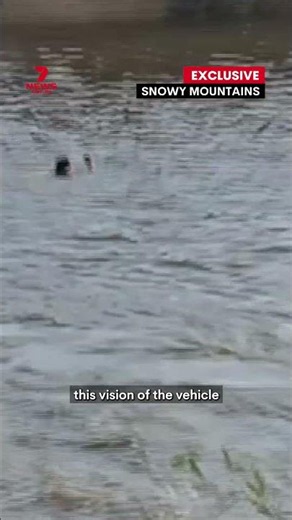 Car swept away by swollen river in Snowy Mountains