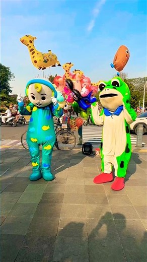 Badut lucu joget tahu bulat 🐸🐹