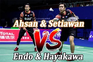 138K views · 1.3K reactions | Ahsan & Setiawan vs Endo & Hayakawa Ini lah salah satu pemain badminton dunia yg ketika teman nya salah atau membuang poin,tidak pernah menampakkan raut wajah kecewa atau menyalahkan temannya..!!!indoneaia bangga memiliki mu"hendra setiawan.. Siapa sependapat atau sepemikiran dengan saya.. #Ahsan #Setiawan #Endo #Hayakawa #badminton | Skills Badminton | Facebook