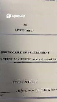 57 Understanding Trusts A Guide to Common Law and Living Trusts