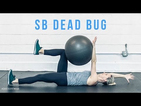 Stability Ball Deadbug