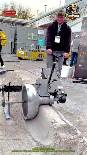 Concrete Joint Finishing Machine | Precision Surface Smoothing in Construction #construction #tools