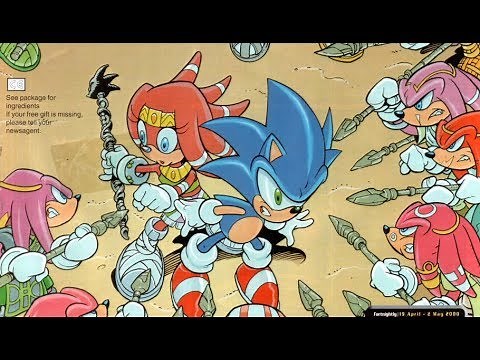 Tikal takes Sonic to the Ancient Past - Full Scene