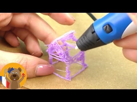 3D Pen - First Test with the 3D Pen | Draw a 3D House | Victorstar 3D Pen Unboxing