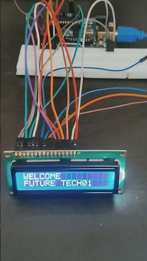#🤖 Arduino UNO 16x2 LCD Display Project | Breadboard Connection + Hello Anuj Print 📟