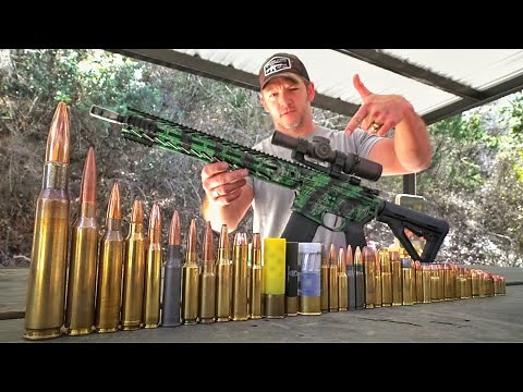 Which Bullet Goes the Deepest? Shooting EVERY Caliber I Could Find!