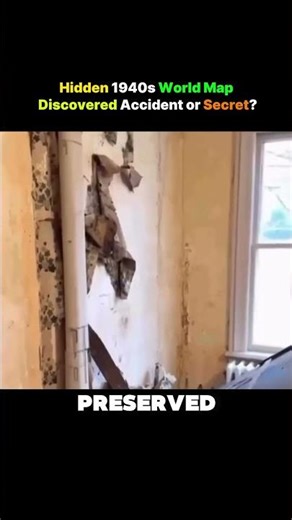 Workers Discover a Hidden 1940s Map 😱