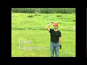 Hand Signals - Raise Equipment