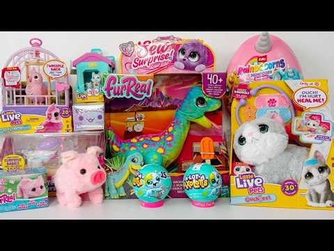 ASMR Toys LITTLE LIVE PETS Collection REVIEW Oddly Satisfying Toy Unboxing | 27 Minutes No Talking