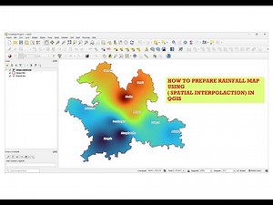 How to prepare rainfall map using spatial interpolation in QGIS