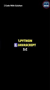 “Top 3 Easiest Programming Languages for Beginners” #Founder #YoungFounder #CodewithGulshan