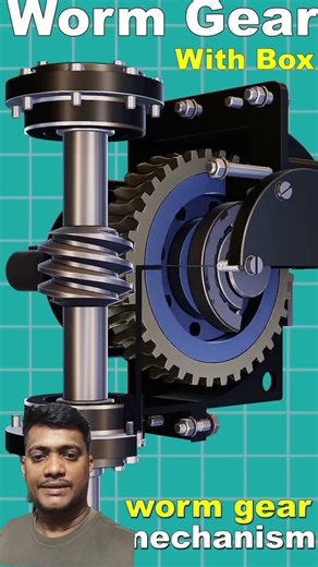 Worm Gear Mechanism Explained 🔩⚙️ | Powerful Motion Transfer System