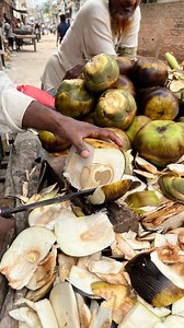 9.4M views · 34K reactions | Amazing Palm Fruit Cutting | Street Food Bangladesh | FoodVlog | Facebook