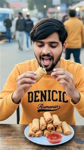 Spring Roll Eating Vlog 🥢🔥