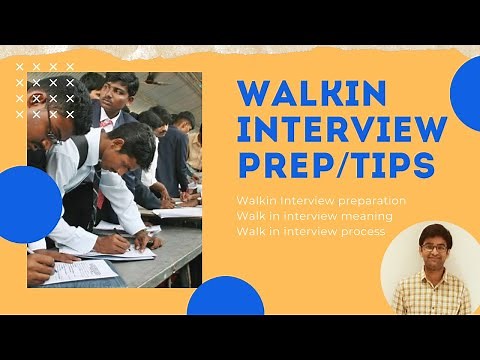 Walk in interview meaning | Walkin Interview Tips