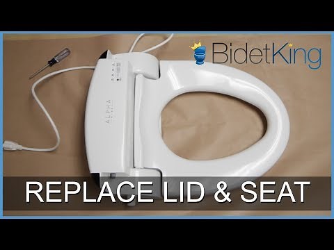 How to Replace the Bidet's Lid and Seat | BidetKing.com