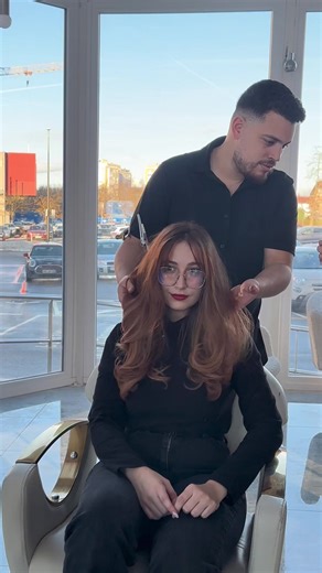 Kim Possible vibes 🧡 #hairsalon #bangs #fyp #salonlife #kimpossible