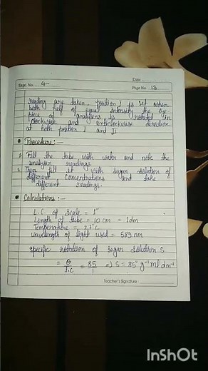 # To determine the specific rotation of sugar solution using polarimeter (B.Sc sem 3 phy practical)
