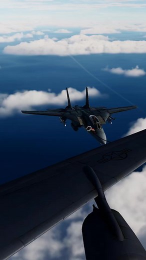 Maverick & Goose Back at It | DCS World . . . . . #dcs #dcsworld #eagledynamics #heatblursimulations #f14 #f14tomcat #Maverick #Goose #topgun #aviation #avgeek #aviationlovers #realism #flightsim #flightsimulator #milsim #aerialrefueling #kc135tanker | Black Hornet Sim