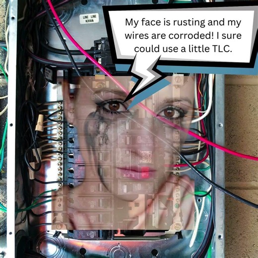 Crying electrical panel