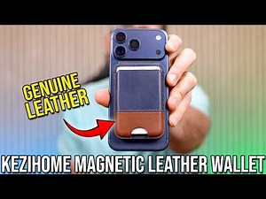 KEZiHOME Leather Magnetic Kickstand Wallet