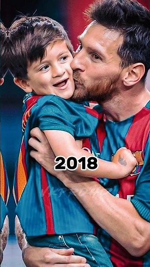 Thiago Messi Evolution over the years 💫⚽ #shorts #football #thiago