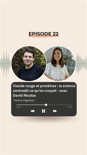 Cécile Caron, IHP | Nutrition fonctionnelle, Micronutrition on Instagram: "La meilleure façon de trouver son régime alimentaire est d'écouter son corps parler. Dans l'épisode 22 de Parlons Digestion, je reçois David Nicolas de Limitless Project @david.limitlessproject. Il était absolument convaincu que la viande (rouge notamment) était dangereuse pour la santé. Il ne remettait même pas ça en question parce que c'est ce qu'on entend partout. Alors il ignorait les signaux que son corps lui envoyai