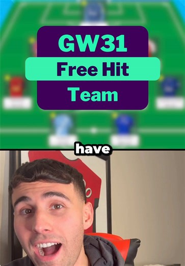 The Best Free Hit Team For Blank GW31🚨 #fpl #FPLTips #FPLCommunity #fyp #gw31