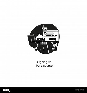 Distance learning virtual communication isolated cartoon vector illustrations set. Video lecture, online discussion, student chat at live video confer Stock Vector Image & Art - Alamy