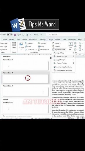 How to set different page positions in Microsoft Word #fyp #learncomputer #learnoffice #tips