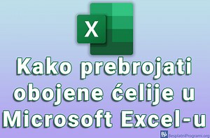 Kako prebrojati obojene ćelije u Microsoft Excel-u