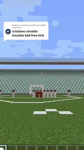 Reply to @chadthechadthechad69 Keep the suggestions coming in guys 👍 #ronaldo #manchesterunited #viral #fyp #minecraft