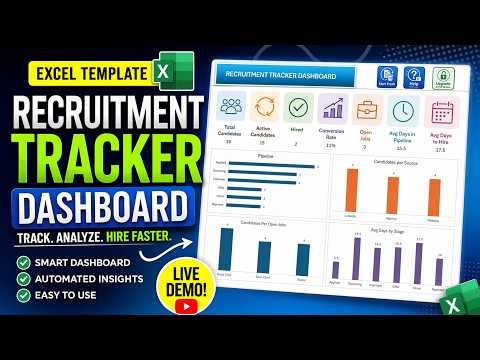 Recruitment Tracker in Excel (Step-by-Step Tutorial for Small Teams)