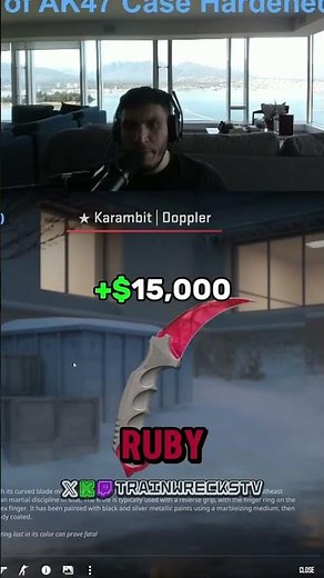 Case opening simulator 💀 #trainwreckstv #cs2 #cs2cases