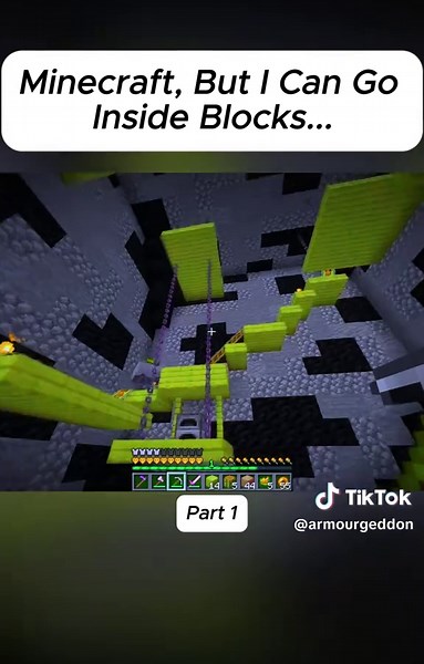 Minecraft, But I Can Go Inside Blocks... | minecraft